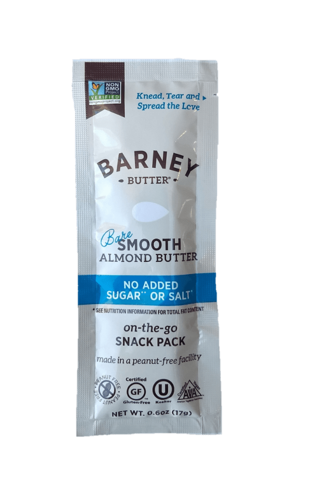 Barney almond butter packet