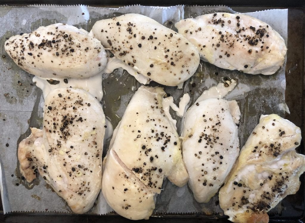 Baked Chicken Breast on Sheet Pan